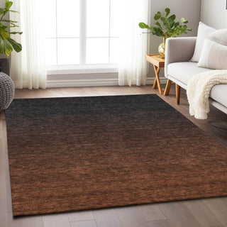 Piper Looms Mayfield Modern AMF844 Paprika Machine Washable Area Rug Lifestyle Image Feature