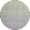 Piper Looms Mayfield Ombre AMF845 Aloe Machine Washable Area Rug Round Main Image