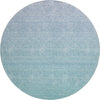 Piper Looms Mayfield Ombre AMF845 Sky Machine Washable Area Rug Round Main Image