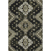 Piper Looms Mayfield Medallions AMF846 Black Machine Washable Area Rug main image