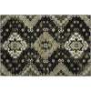 Piper Looms Mayfield Medallions AMF846 Black Machine Washable Area Rug Scatter Main Image