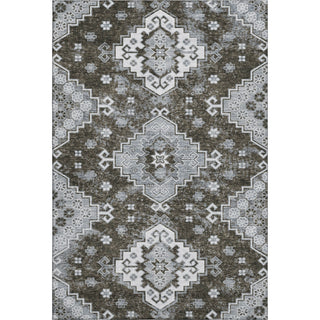 Piper Looms Mayfield Medallions AMF846 Chocolate Machine Washable Area Rug main image