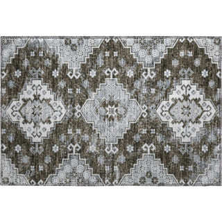 Piper Looms Mayfield Medallions AMF846 Chocolate Machine Washable Area Rug Scatter Main Image