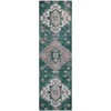 Piper Looms Mayfield Medallions AMF846 Emerald Machine Washable Area Rug Runner Main Image
