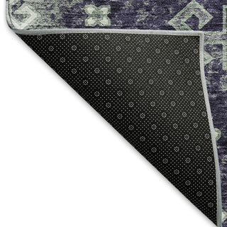 Piper Looms Mayfield Medallions AMF846 Purple Machine Washable Area Rug Backing Image