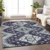 Piper Looms Mayfield Medallions AMF846 Purple Machine Washable Area Rug Lifestyle Image Feature