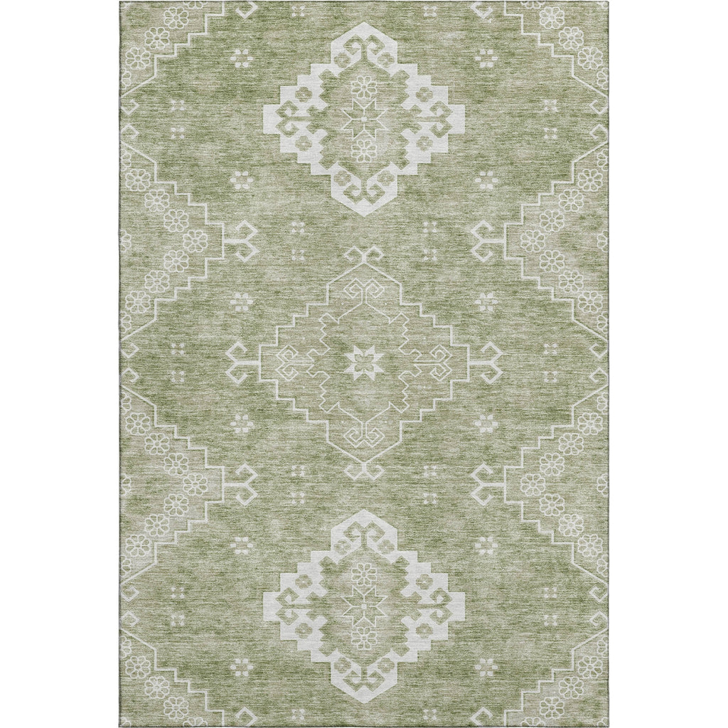 Piper Looms Mayfield Medallions AMF847 Aloe Machine Washable Area Rug main image