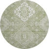 Piper Looms Mayfield Medallions AMF847 Aloe Machine Washable Area Rug Round Main Image