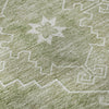 Piper Looms Mayfield Medallions AMF847 Aloe Machine Washable Area Rug Swatch Image