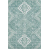 Piper Looms Mayfield Medallions AMF847 Aqua Machine Washable Area Rug main image