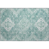 Piper Looms Mayfield Medallions AMF847 Aqua Machine Washable Area Rug Scatter Main Image