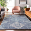 Piper Looms Mayfield Medallions AMF847 Blue Machine Washable Area Rug Lifestyle Image Feature