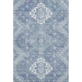 Piper Looms Mayfield Medallions AMF847 Blue Machine Washable Area Rug main image