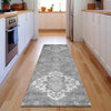 Piper Looms Mayfield Medallions AMF847 Gray Machine Washable Area Rug Runner Lifestyle Image Feature