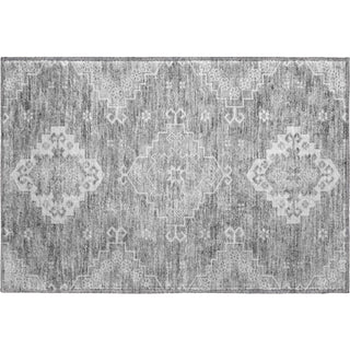 Piper Looms Mayfield Medallions AMF847 Gray Machine Washable Area Rug Scatter Main Image