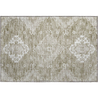 Piper Looms Mayfield Medallions AMF847 Taupe Machine Washable Area Rug Scatter Main Image