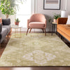 Piper Looms Mayfield Medallions AMF847 Wheat Machine Washable Area Rug Lifestyle Image Feature