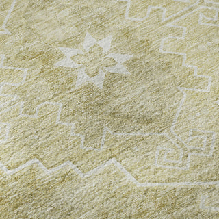 Piper Looms Mayfield Medallions AMF847 Wheat Machine Washable Area Rug Swatch Image