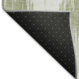 Piper Looms Mayfield Ikat AMF848 Aloe Machine Washable Area Rug Backing Image
