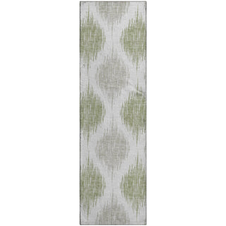 Piper Looms Mayfield Ikat AMF848 Aloe Machine Washable Area Rug Runner Main Image