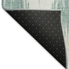 Piper Looms Mayfield Ikat AMF848 Aqua Machine Washable Area Rug Backing Image