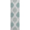 Piper Looms Mayfield Ikat AMF848 Aqua Machine Washable Area Rug Runner Main Image