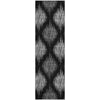Piper Looms Mayfield Ikat AMF848 Black Machine Washable Area Rug Runner Main Image