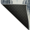 Piper Looms Mayfield Ikat AMF848 Blue Machine Washable Area Rug Backing Image