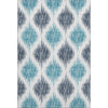 Piper Looms Mayfield Ikat AMF848 Blue Machine Washable Area Rug main image