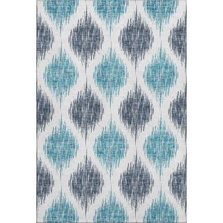 Piper Looms Mayfield Ikat AMF848 Blue Machine Washable Area Rug main image