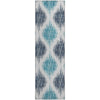 Piper Looms Mayfield Ikat AMF848 Blue Machine Washable Area Rug Runner Main Image