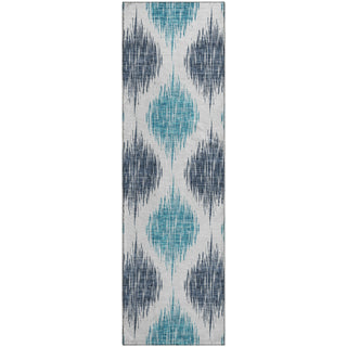 Piper Looms Mayfield Ikat AMF848 Blue Machine Washable Area Rug Runner Main Image