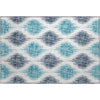 Piper Looms Mayfield Ikat AMF848 Blue Machine Washable Area Rug Scatter Main Image