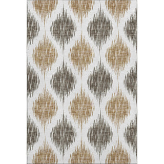 Piper Looms Mayfield Ikat AMF848 Chocolate Machine Washable Area Rug main image