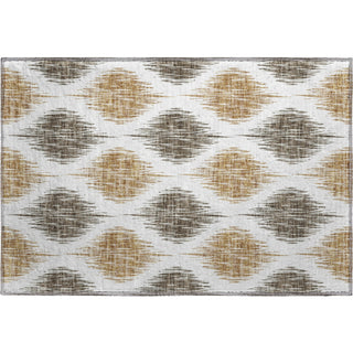 Piper Looms Mayfield Ikat AMF848 Chocolate Machine Washable Area Rug Scatter Main Image