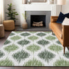 Piper Looms Mayfield Ikat AMF848 Fern Machine Washable Area Rug Lifestyle Image Feature