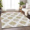 Piper Looms Mayfield Ikat AMF848 Gold Machine Washable Area Rug Lifestyle Image Feature