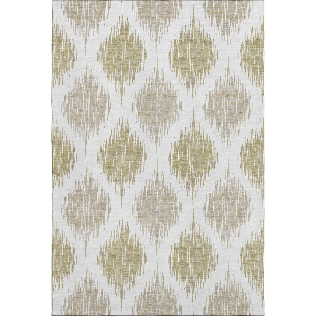 Piper Looms Mayfield Ikat AMF848 Gold Machine Washable Area Rug main image