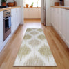 Piper Looms Mayfield Ikat AMF848 Gold Machine Washable Area Rug Runner Lifestyle Image Feature
