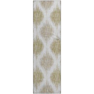 Piper Looms Mayfield Ikat AMF848 Gold Machine Washable Area Rug Runner Main Image