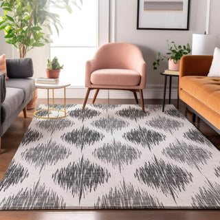 Piper Looms Mayfield Ikat AMF848 Gray Machine Washable Area Rug Lifestyle Image Feature