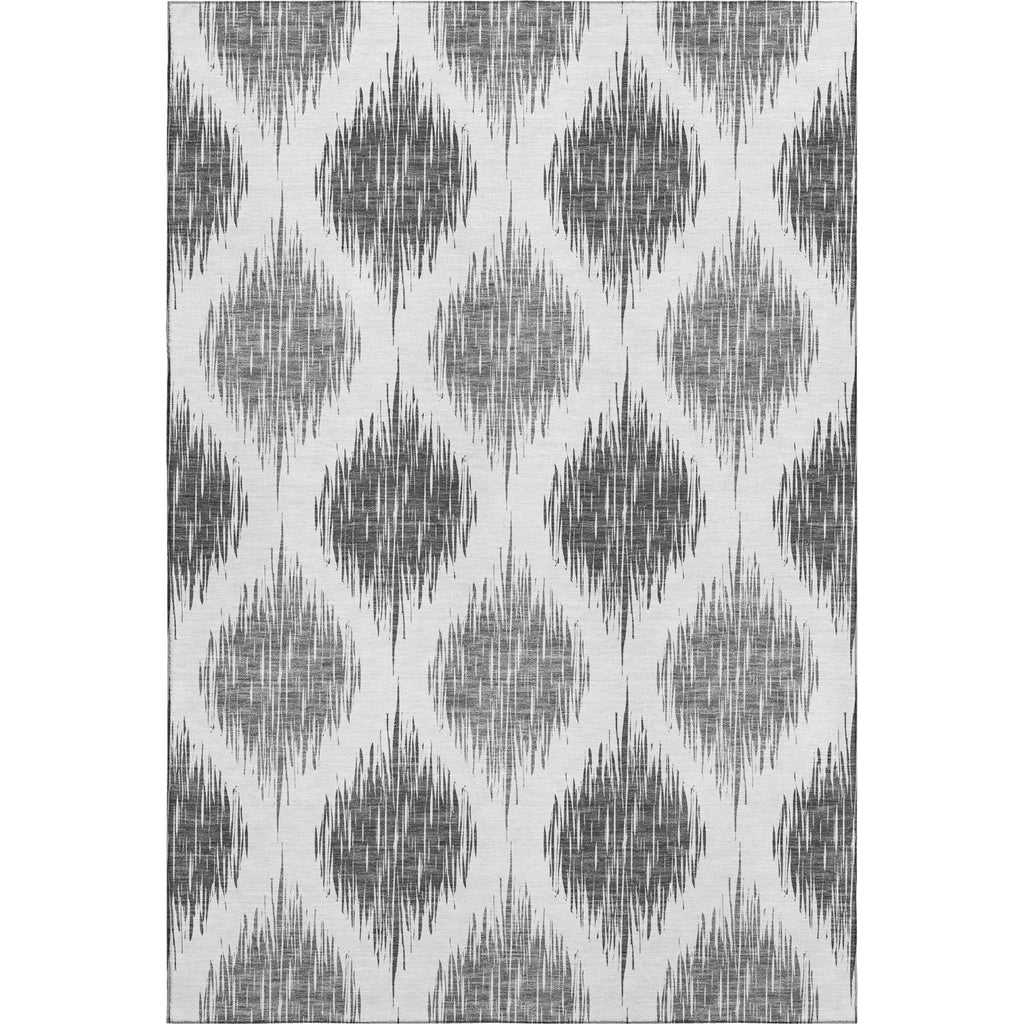 Piper Looms Mayfield Ikat AMF848 Gray Machine Washable Area Rug main image