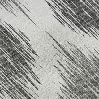 Piper Looms Mayfield Ikat AMF848 Gray Machine Washable Area Rug Swatch Image