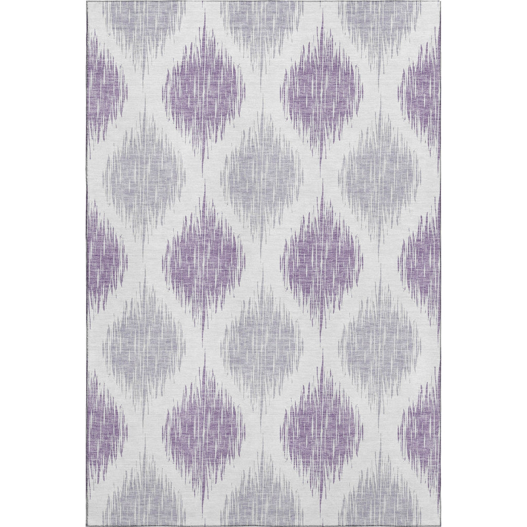 Piper Looms Mayfield Ikat AMF848 Lavender Machine Washable Area Rug main image