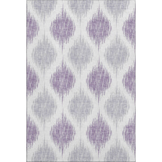 Piper Looms Mayfield Ikat AMF848 Lavender Machine Washable Area Rug main image