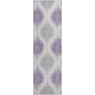 Piper Looms Mayfield Ikat AMF848 Lavender Machine Washable Area Rug Runner Main Image