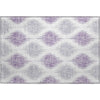 Piper Looms Mayfield Ikat AMF848 Lavender Machine Washable Area Rug Scatter Main Image