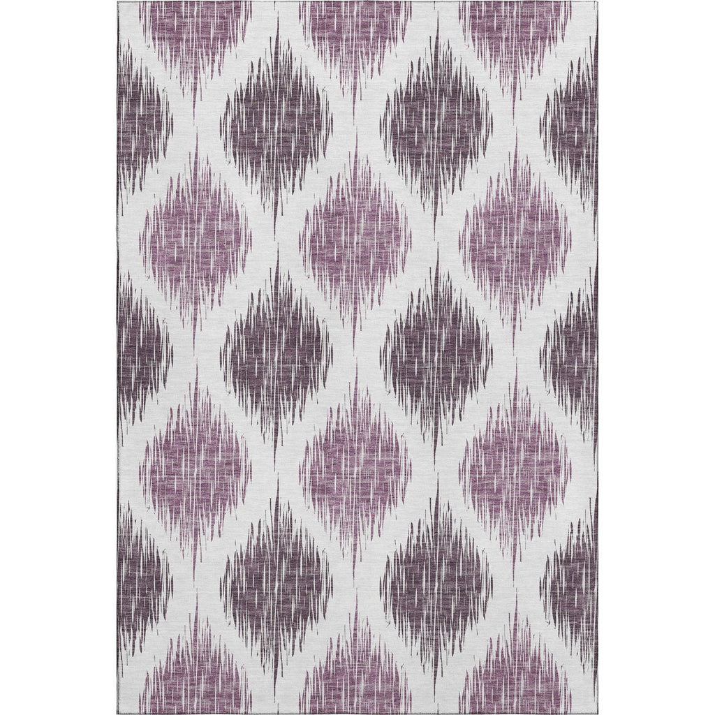 Piper Looms Mayfield Ikat AMF848 Purple Machine Washable Area Rug main image