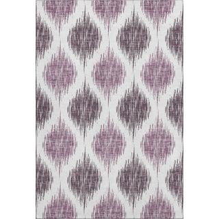 Piper Looms Mayfield Ikat AMF848 Purple Machine Washable Area Rug main image