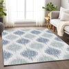 Piper Looms Mayfield Ikat AMF848 Sky Machine Washable Area Rug Lifestyle Image Feature